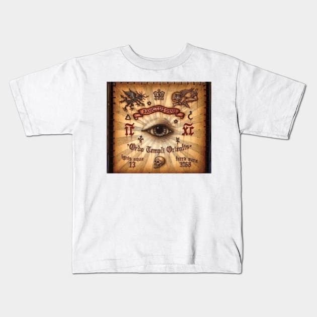 Illuminati Kids T-Shirt by Awesome T-Shirts And More.